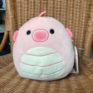 VERY RARE pink Sheldon seahorse squishmallow 7”